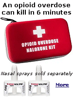 Use the nasal spray on the victim FIRST, and THEN call 911, otherwise it may be too late. If used in time, Narcan, a version of the drug naloxone, which blocks the opioid's effect on the brain, can be a lifesaver for someone taking opioids, including oxycodone, heroin or fentanyl. If the victim does not have opioids in their system, the nasal spray is harmless.